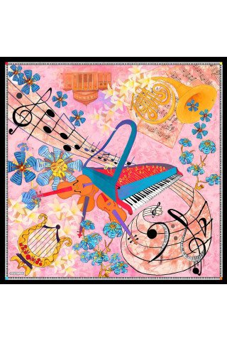 Esarfa de matase Oda Bucuriei