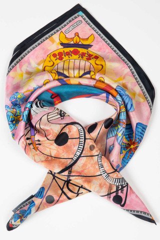 Esarfa de matase Oda Bucuriei