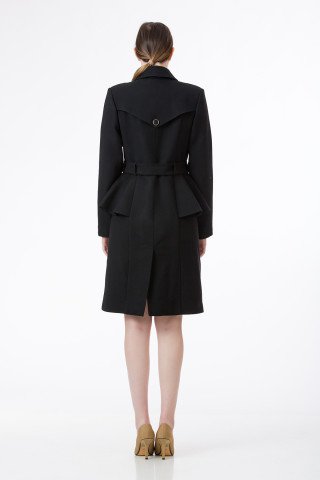 Palton virgin wool Macbeth