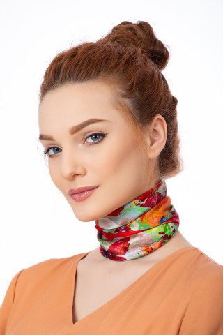 Esarfa matase Spring Waltz