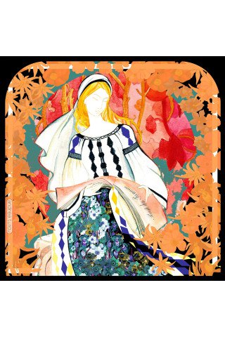 Esarfa de matase Maria