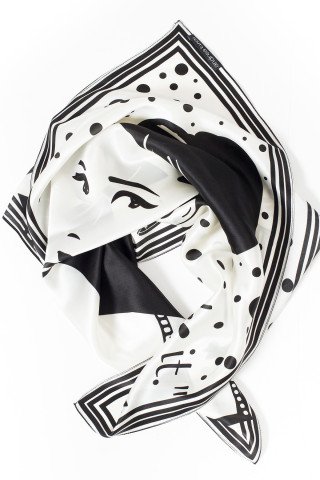 Esarfa de matase Pretty Audrey