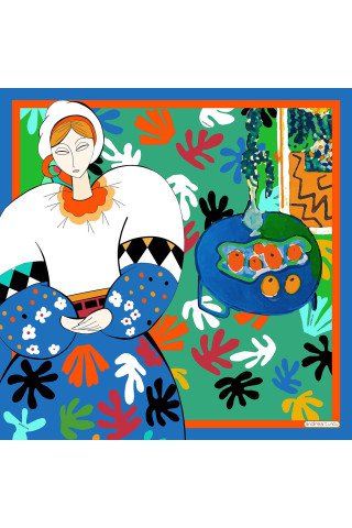 Esarfa de matase La Blouse Roumaine