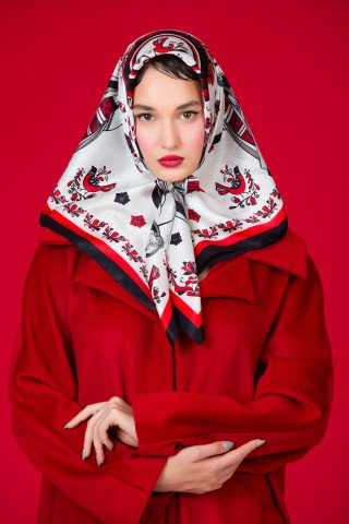 Esarfa de matase Maiastra