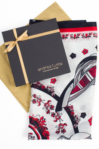 Esarfa de matase Maiastra