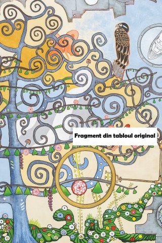 Esarfa de matase Hommage à Klimt