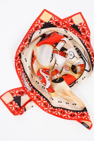 Esarfa de matase Dragomirna