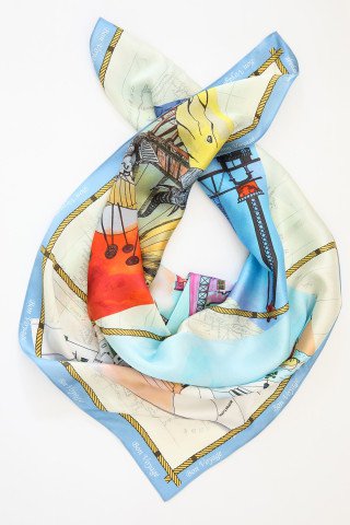 Esarfa de matase The Traveler