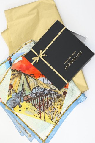 Esarfa de matase The Traveler