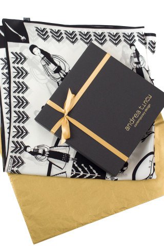 Esarfa de matase Ciuleandra