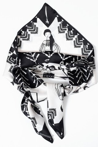 Esarfa de matase Ciuleandra