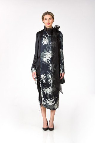 Rochie matase Dark Equinox