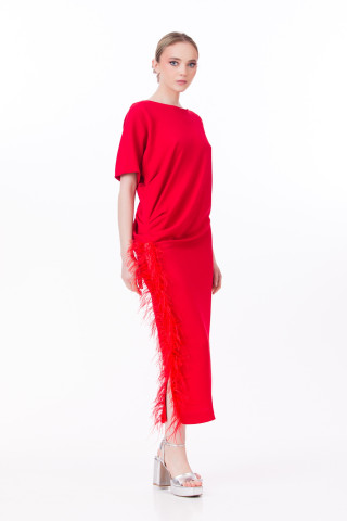 Rochie cady matase Bauerngarten