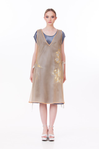 Tree of Life silk dress