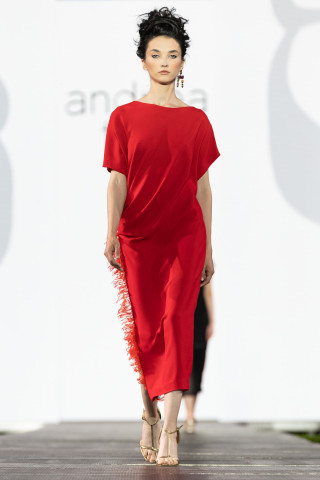 Rochie cady matase Bauerngarten