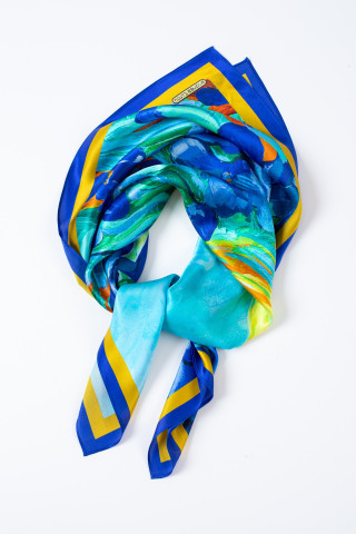 Esarfa de matase Hommage a Van Gogh