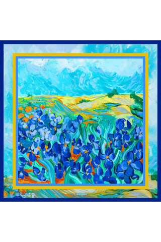 Esarfa de matase Hommage a Van Gogh