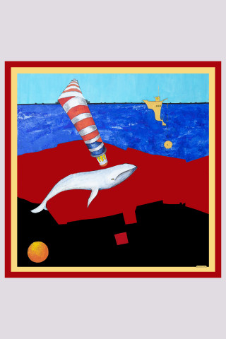 Esarfa The Whale