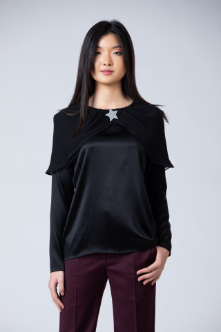 Bluza matase Rich Black