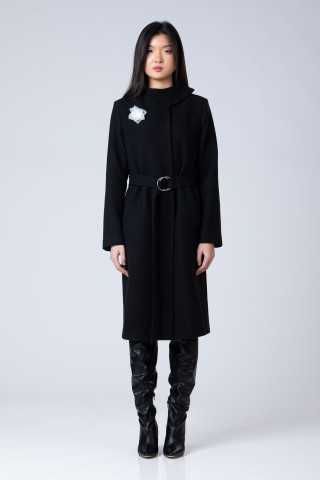 Palton lana Perfect Black
