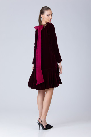 Silk velvet dress Rebecca