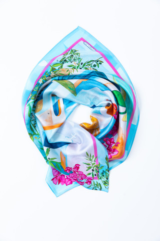 Esarfa de matase Kallisti Santorini