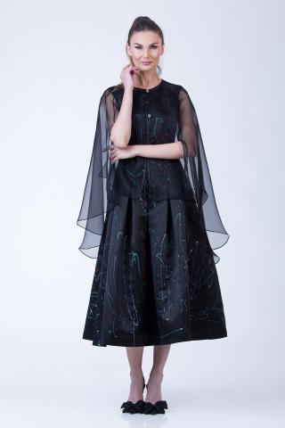 Rochie mikado pictata manual Bohemia