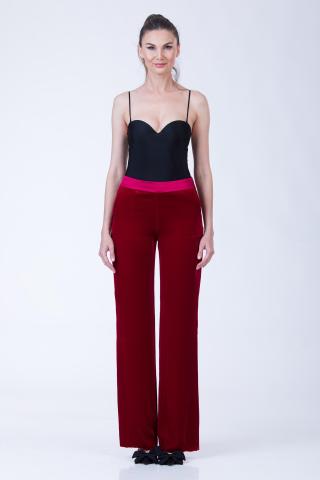 Pantaloni catifea de matase Richmond