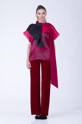 Bluza de organza Claremont