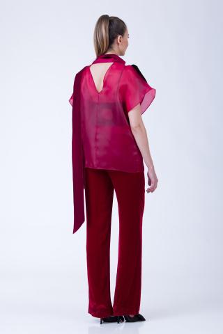 Bluza de organza Claremont