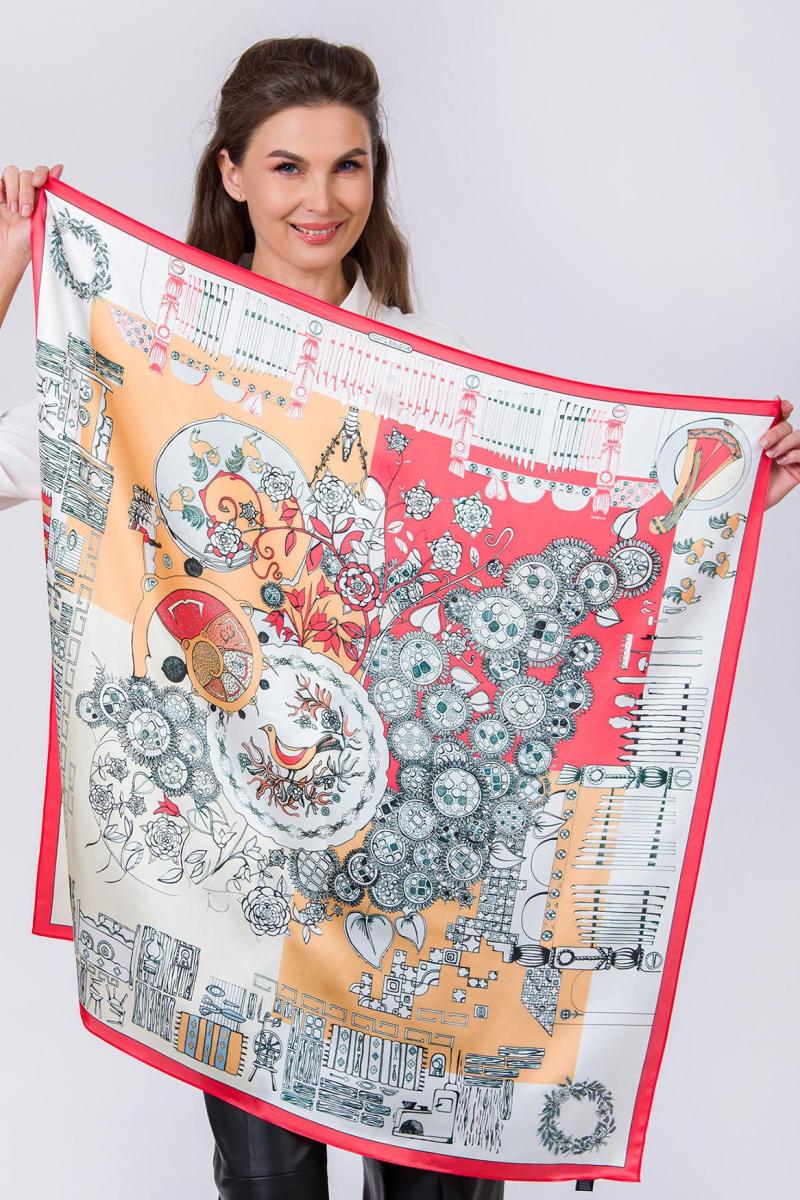 Esarfa de matase Dor de Maramures