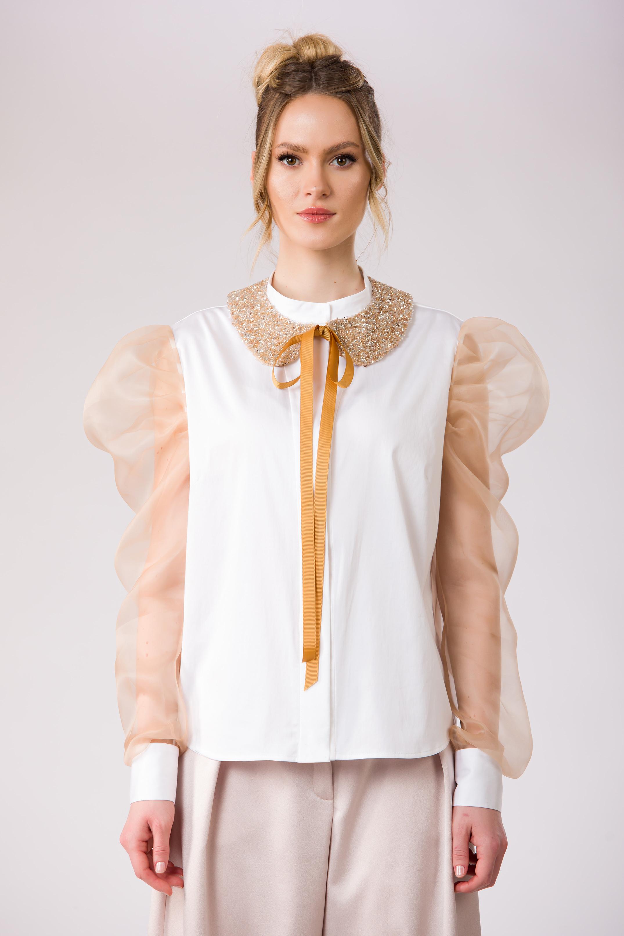 Camasa din bumbac organza matase Odette