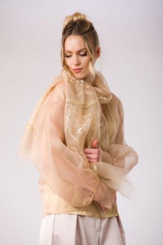 Naframa din organza de matase Maria de Muscel