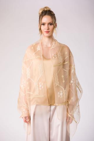 Naframa din organza de matase Maria de Muscel