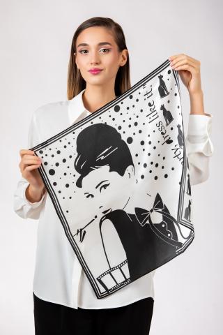 Esarfa de matase Pretty Audrey