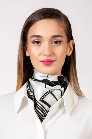 Esarfa de matase Pretty Audrey