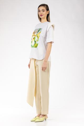 Bluza bumbac si matase Fiori Regali