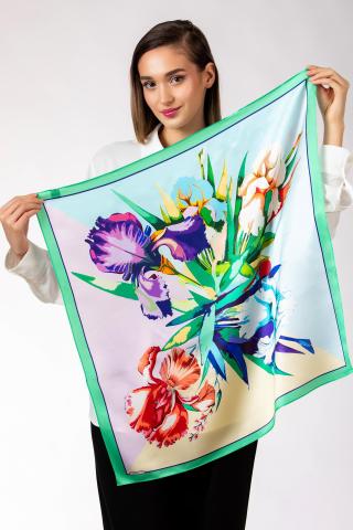 Esarfa de matase Iris de' Medici