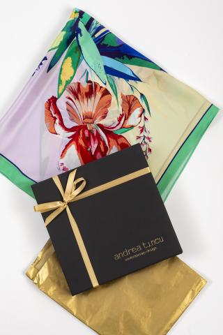 Esarfa de matase Iris de' Medici