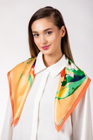 Esarfa de matase Iris de' Medici