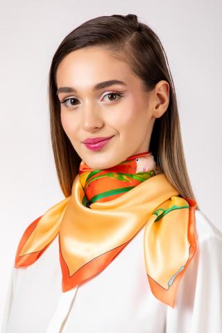 Esarfa de matase Iris de' Medici