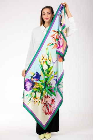 Esarfa de matase sal luxury Iris Regale