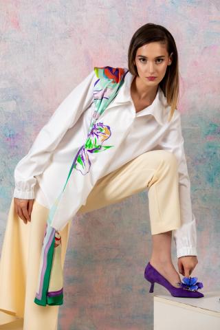 Pantaloni crep Firenze