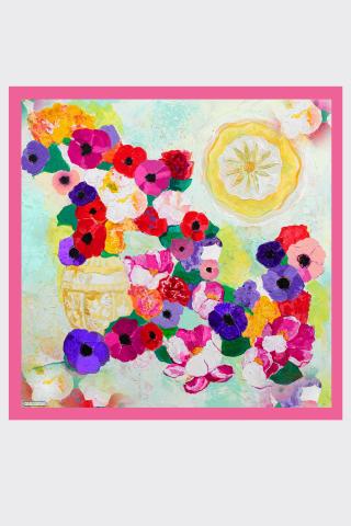 Esarfa de matase Hommage à Luchian