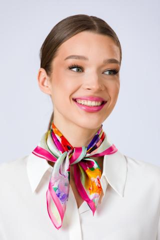 Esarfa de matase Hommage à Luchian