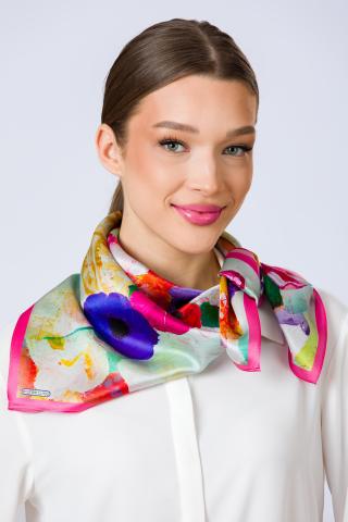 Esarfa de matase Hommage à Luchian