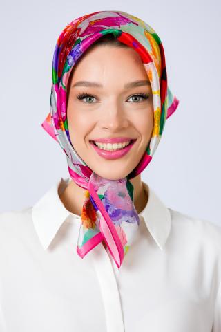 Esarfa de matase Hommage à Luchian