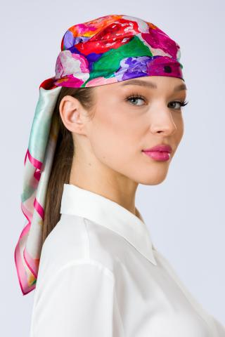 Esarfa de matase Hommage à Luchian