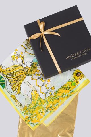 Esarfa de matase Sânzienele