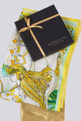 Esarfa de matase Sânzienele